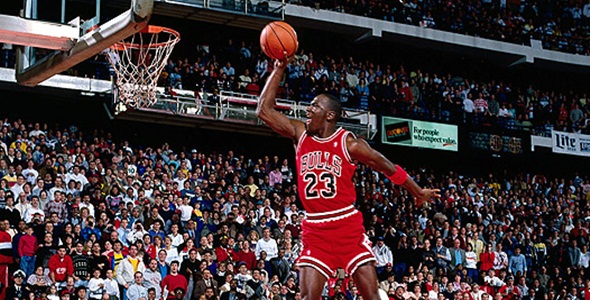 Video: Michael Jordan Dunks In Your Face