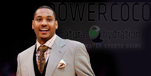 Carmelo Anthony Is The New VP Of PowerCoco Energy Drinks