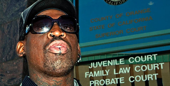 Denis Rodman Sentenced in Family Court