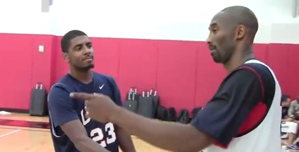 Kyrie Irving Breaks Hand In Vegas After Challenging Kobe 1-on-1