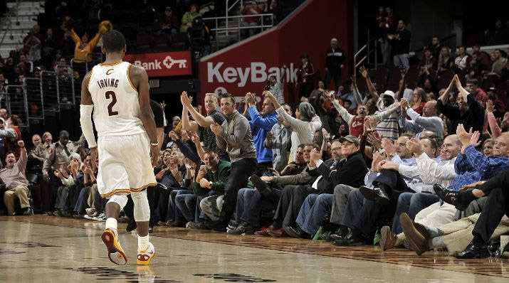 Video: Kyrie Irving’s Slick Behind the Back Pass to Varejao