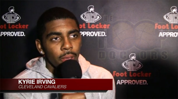 Kyrie Irving Talks To THD Kicks At Footlocker #WeekOfGreatness Party
