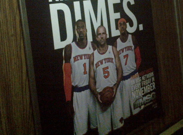 Clever MSG Knicks Ad [PIC]