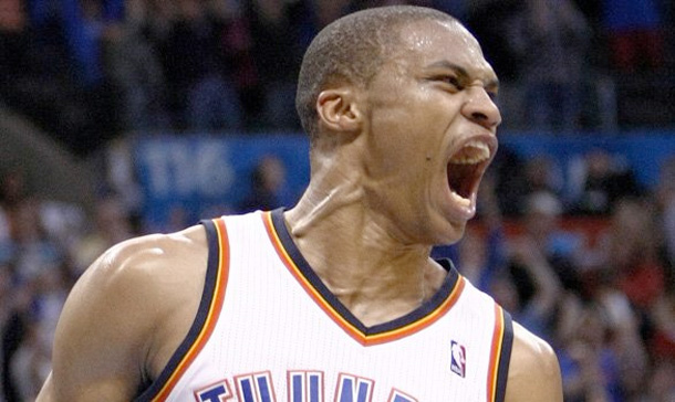 Russell Westbrook’s Nasty Dunk on Stephen Curry