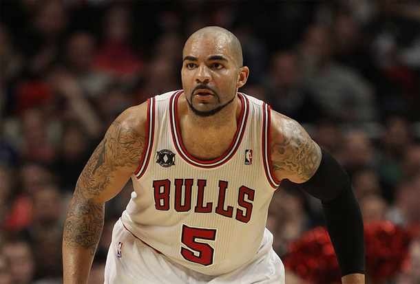 Carlos Boozer Face After Called With Charge (GIF)