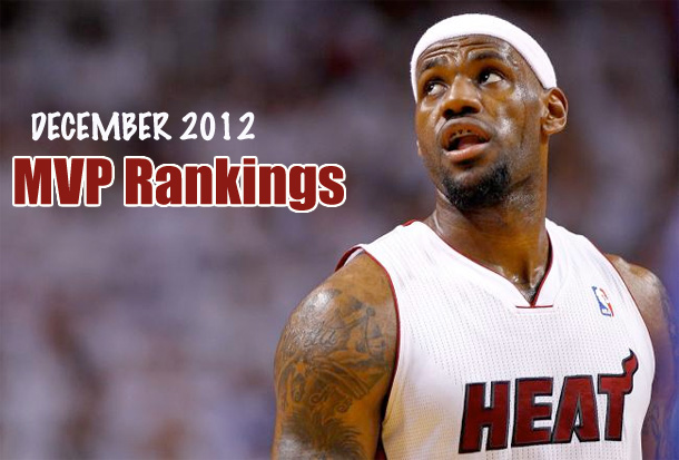 NBA MVP Rankings: December 2012