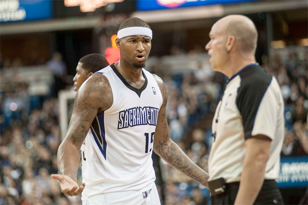 DeMarcus Cousins Suspended By League For This Groin Punch On OJ Mayo
