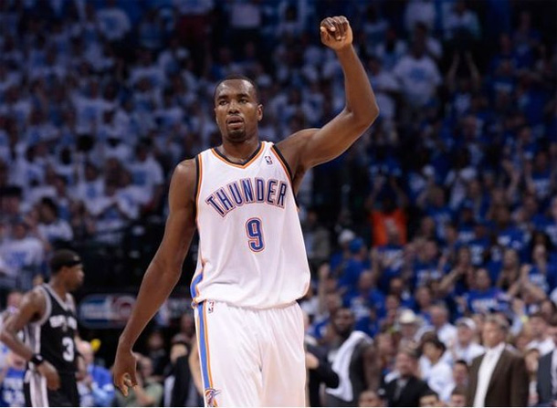 Serge Ibaka’s Monster Night Against Spurs (Video)