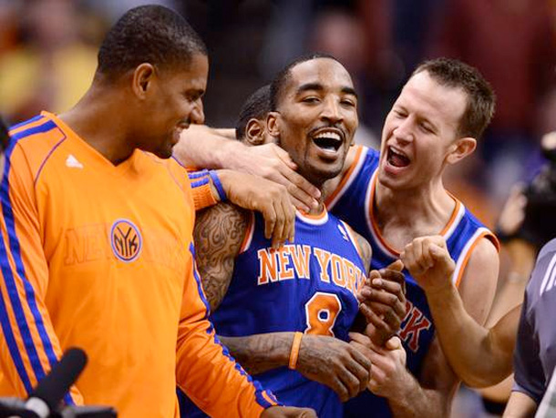 Watch: JR Smith Hits Buzzer Beater to Lift Knicks Over Suns
