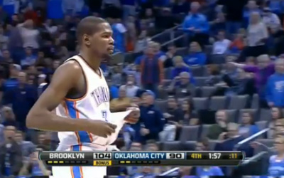 Watch: Kevin Durant Ejected For First Time in NBA Career