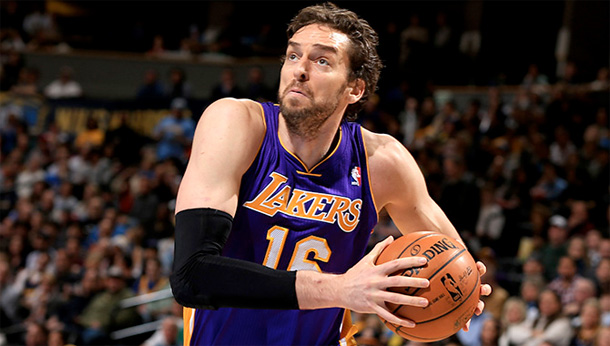 Pau Gasol Out As Lakers Starter Indefinitely