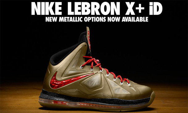 Nike iD Adds Custom Metallic Color Option To LeBron X
