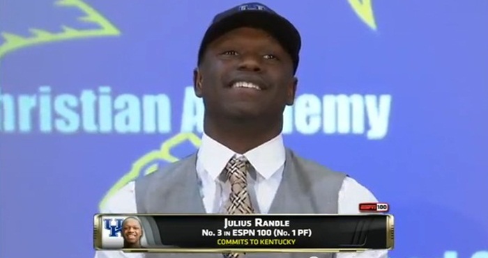 #1 HS Forward Julius Randle Commits To Kentucky