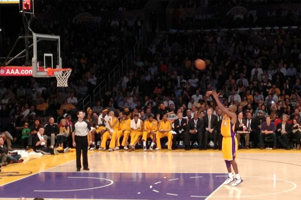 Evidence of Game Pressure on Lakers Freethrow Shooting (Graphic)