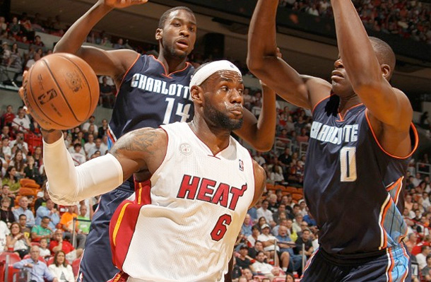 Miami Heat Stomp Bobcats En Route to 26th Straight Win (GIFs)