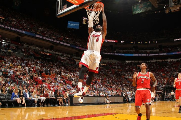 Watch: Lebron’s Off The Backboard Dunk Against Bucks