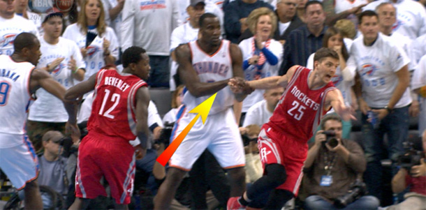 Rockets-Thunder Controversy: Sefolosha Hits Huge Three, Perkins Holds Parsons