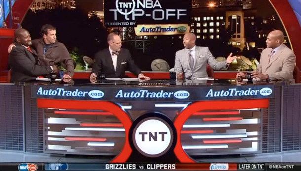 Watch: Shaq’s Cellphone Interrupts Live TNT Pre-game Show