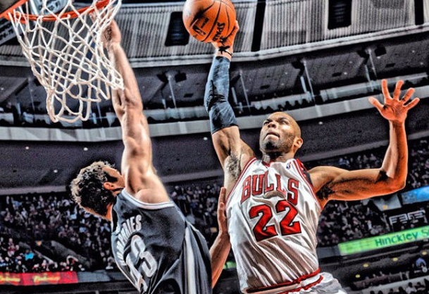 Watch: Taj Gibson Crushes Kris Humphries
