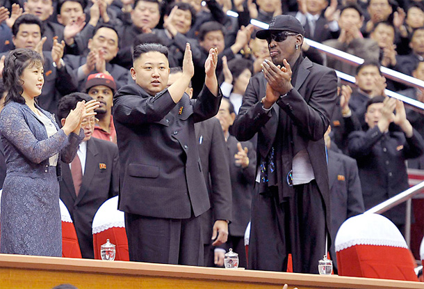 Watch: Rodman Speech at Globetrotter’s Game in North Korea