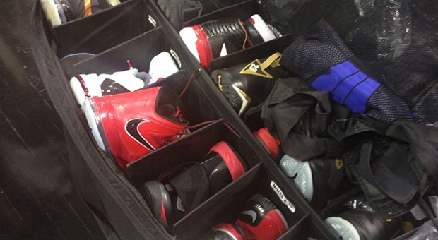 Miami Heat Traveling Sneaker Bag