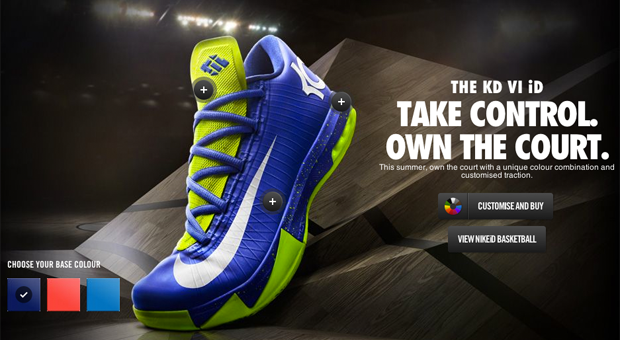 Nike KD VI Available For Customization Thru Nike iD