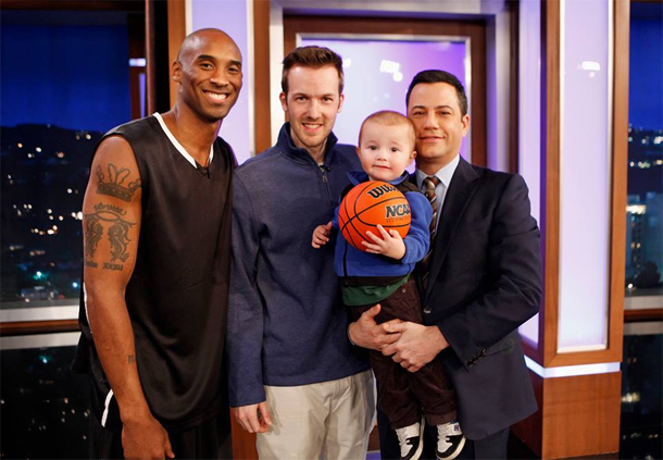 Watch: Kobe Bryant vs. 2 Year Old Phenom Titus on Jimmy Kimmel