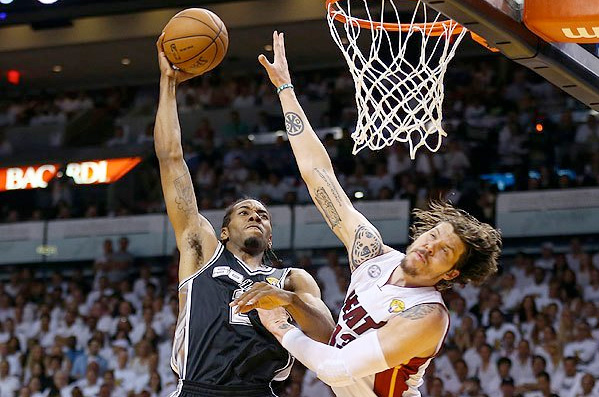 Watch: Kawhi Leonard’s Huge Dunk on Mike Miller