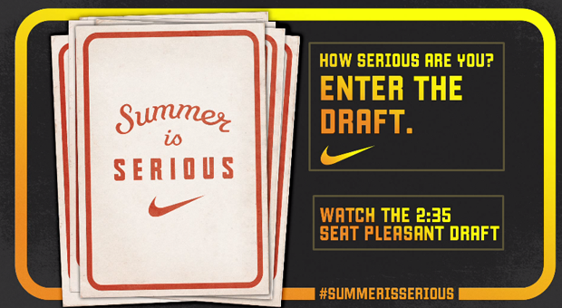 Nike #SummerIsSerious Campaign Is Contest To Play Ball On A Team With Kevin Durant Or James Harden