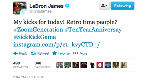 LeBron James Hints At Re-Release Of His First Sneaker, The Air Zoom Generation