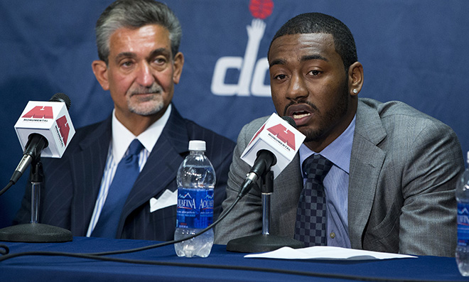 Video: John Wall Gets Choked Up During Contract Presser