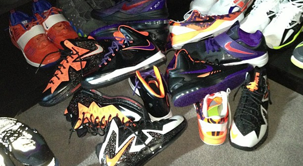 Kendall Marshall Shows Custom Nike iD Pairs Of LeBron X Elite, KD V, & Kobe 8 System On Instagram