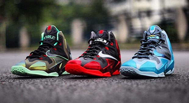The First Three Colorways Of The Nike LeBron XI(11)