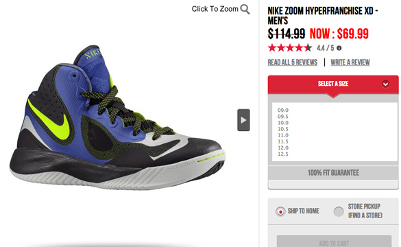 footlocker nike basketball
