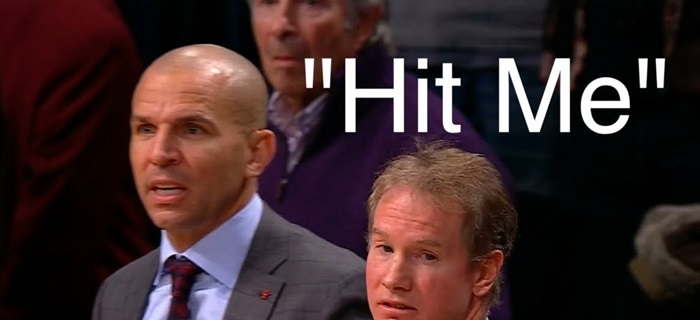 Watch: Jason Kidd Intentionally Spills Drink To Get Extra Timeout