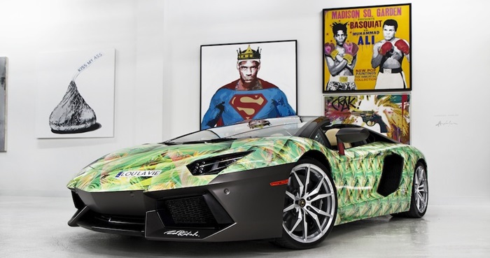 Lebron’s $500,000 Lamborghini Paintjob Matches His Shoes (PICs)