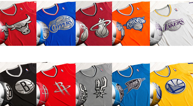 All NBA Teams Playing On Christmas 2013 Will Wear adidas adiZero Sleeved Jerseys