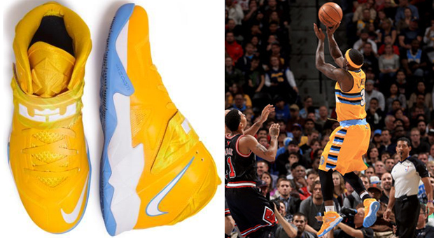 Ty Lawson Debuts Nike iD Lebron Soldier VII Against Bulls