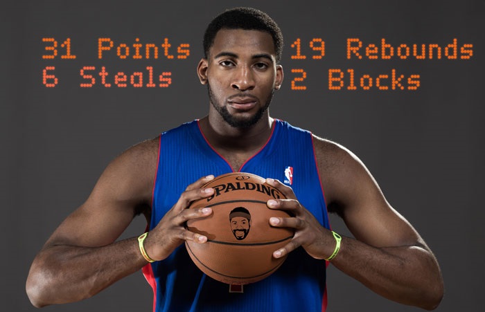 Watch: Andre Drummond Torches Sixers For 31 Pts, 19 Reb, 6 Steals