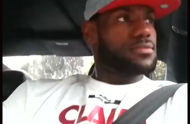 Watch: Lebron James Gets Wild to Game Day Hype Song