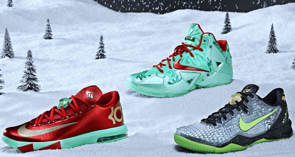 Nike Basketball - 2013 'Christmas' Sneakers Pack