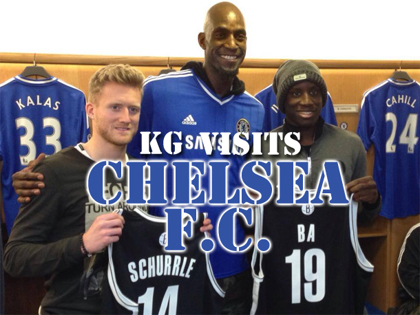 Kevin Garnett Visits Chelsea F.C. During Trip to London (Gallery)