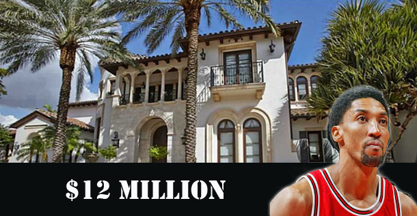 Look: Scottie Pippen’s $12 Mil Florida Mansion w/NBA Court