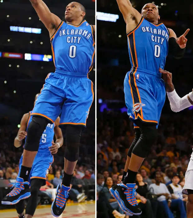 Air Jordan X (10) - 'Russell Westbrook' PE Against Lakers