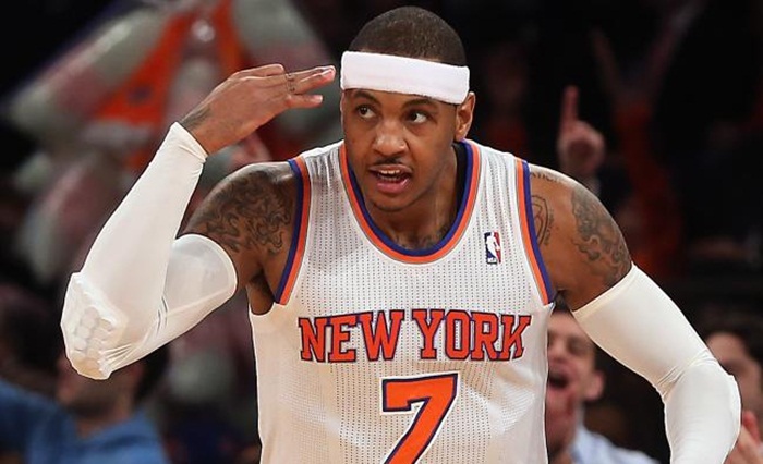 Melo is 1st Since Shaq To Average 27 Points and 8 Rebounds In a Season