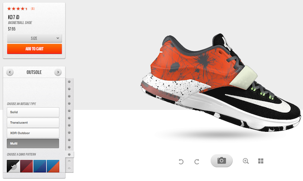 KD 7 Available On Nike iD For Customization