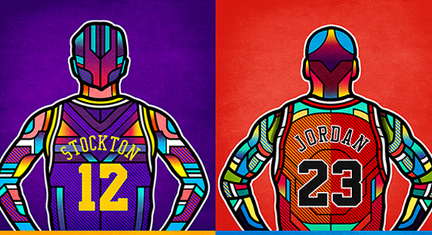 Look: Awesome Artist Portrayal of NBA Legends