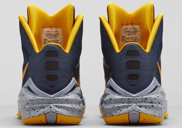 希少 NIKE HYPERDUNK 2014 Paul e 28㎝ NIKE HYPERDUNK 2014 PAUL GEORGE PE PACERS NAVY BLUE GOLD