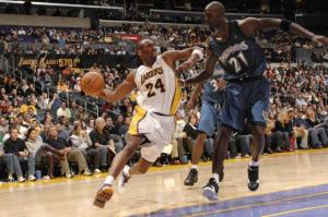Kobe Bryant Kevin Garnett Wolves Lakers