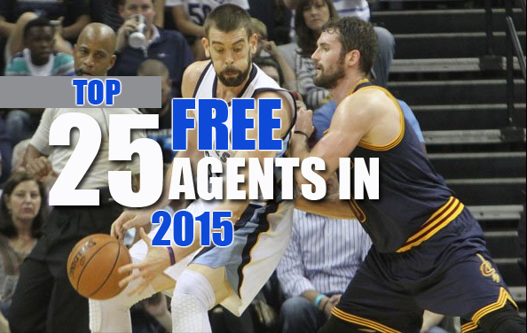 Top 25 NBA Free Agents In 2015